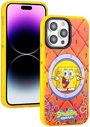 KNYPT Kompatibilis iPhone 14 pro Telefon esetében,a Teljes Csomag Elleni Védelem Csepp Aranyos Rajzfilm Anime Spongyabob