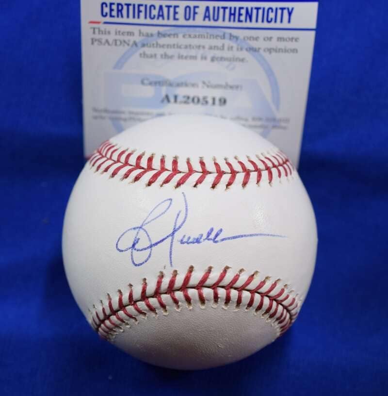 Lou Piniella PSA DNS-Coa Autogramot Major League OML Aláírt Baseball