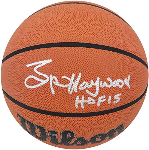 Spencer Haywood Aláírt Wilson Beltéri/Kültéri NBA Kosárlabda w/HOF'15 - Dedikált Kosárlabda