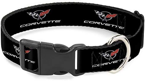 Nyakörv Műanyag kapcsot, Corvette C5 Logó Fekete Szürke Fehér Vörös Ismételje meg a 9-15 Cm 0.5 Hüvelyk Széles