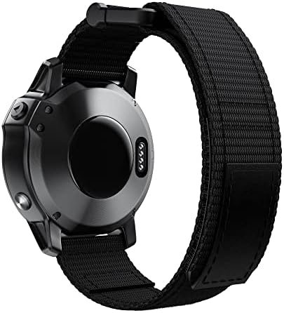 BAHDB Watchband Pántok A Garmin Fenix 5x/6x/6/5 935 22mm 26mm Fonott Nylon Hurok Állítható Csere