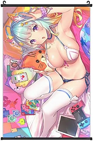 Hentai Manga, Anime Waifu Szexi Japán Lány Anime Lapozzunk Poszter Fali Vászon Festmény lakberendezés, 16 cm ×24 cm