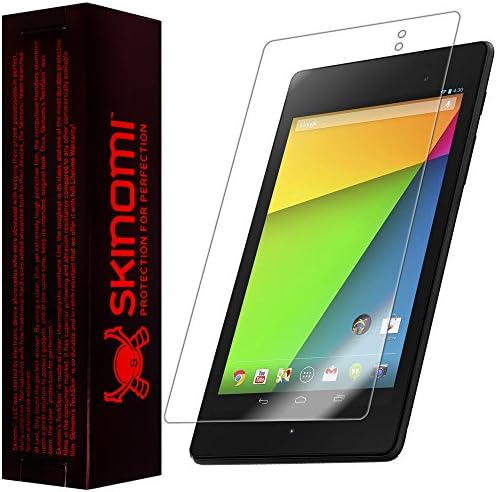 Skinomi képernyővédő fólia Kompatibilis a Google Nexus 7 (2013-ban, 2 Generációs, LTE Verzió) Tiszta TechSkin TPU Anti-Buborék