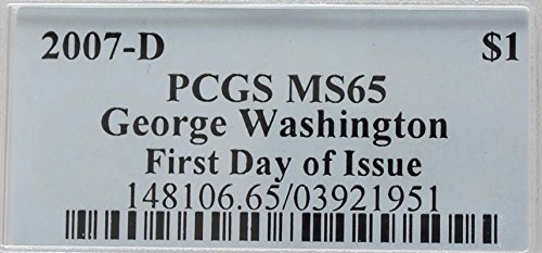 2007 Elnöki $1 PCGS MS65