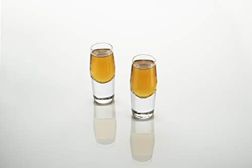Viski Kristály Nehézsúlyú feles pohár Készlet 2 - Prémium Crystal Clear Glass, Elegáns, feles pohár, Pohár Ajándék Szett,