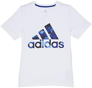 adidas Fiú Rövid Ujjú, Pamut, Terepszínű Bos Logo Póló