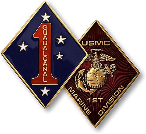 USMC AMERIKAI Tengerészgyalogság 1. Tengerészgyalogos Hadosztály Kihívás Érme