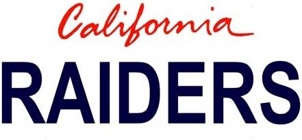Raiders Kaliforniai Állami Újdonság Fém Rendszám Tag LP-2036