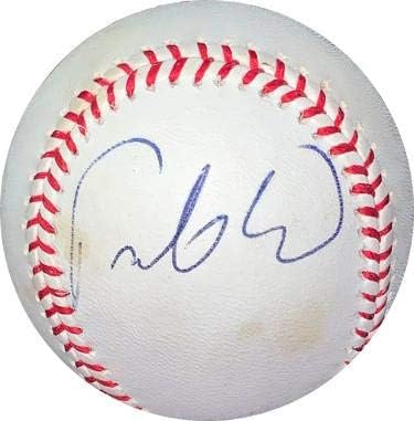 Fausto Carmona aláírt Rawlings Hivatalos Major League Baseball hang foltok - SZÖVETSÉG Hologram EE63125 (Indiánok/Sugarai/Dodgers)