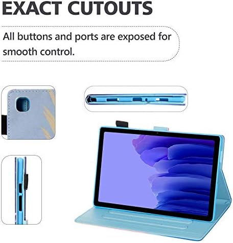 Casii Samsung Galaxy Tab A7 10.4 2020 Esetben, Vékony, Könnyű, Prémium PU Bőr Folio Stand Mágneses Fedezze Kártya nyílás,