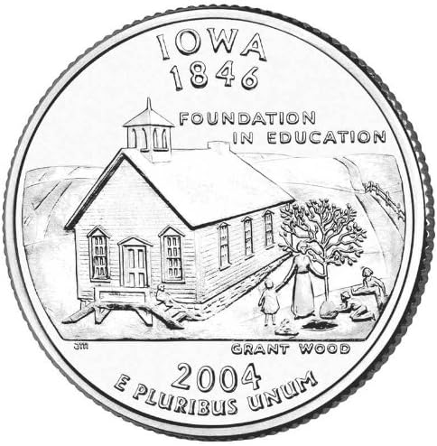 2004-D Iowa BU Állami Negyed