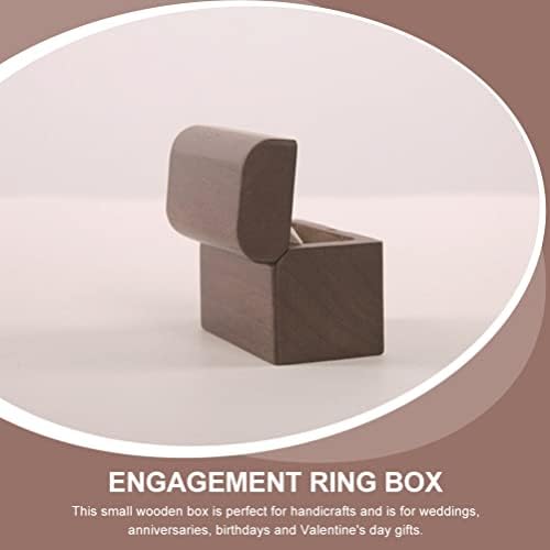 Cabilock Gyűrű Jogosultja Háztartási Gyűrűs Dobozt Medál Ékszer Tároló Doboz Csomagolás tartó Esküvői Férfi Gyűrű