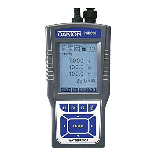 Oakton Vízálló PCD 650 pH/Vezetőképesség/Oldott Oxigén Mérő, a Szonda